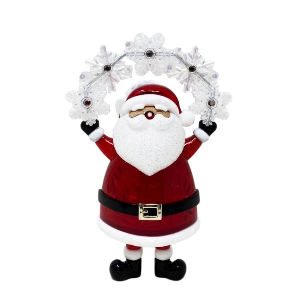 NWT Bath & Body Works SANTA Light Up Snowflake Nightlight Wallflowers Plug